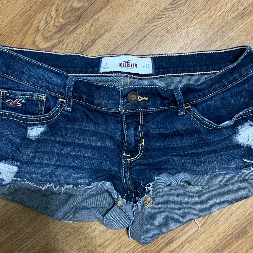 Hollister Blue Jean Denim Shorts